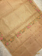 Banaras tissue kota embroidery work saree