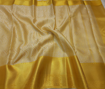 Tissue brocade silk saree