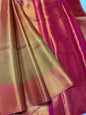 Tissue brocade silk saree