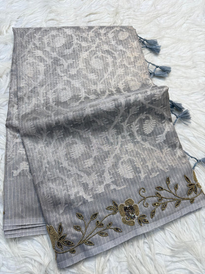 Tissue Kota handwork  Banarasi Sarees