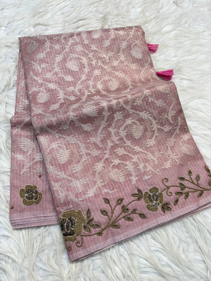 Tissue Kota handwork  Banarasi Sarees