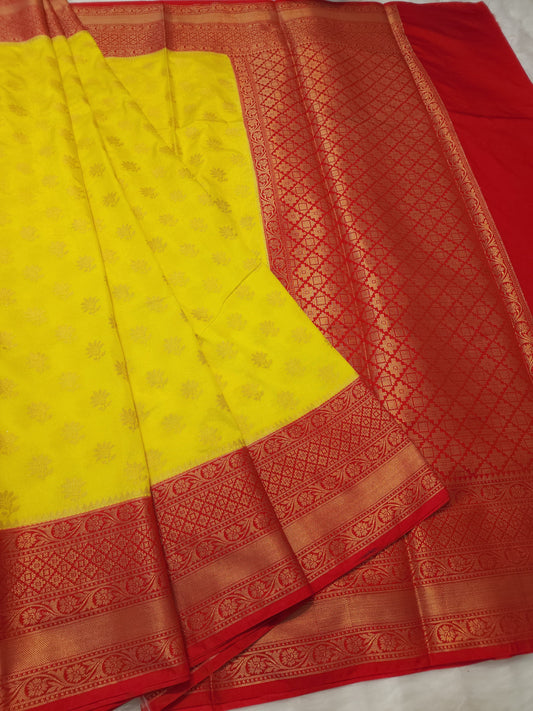 Banaras semi dupion soft silk saree