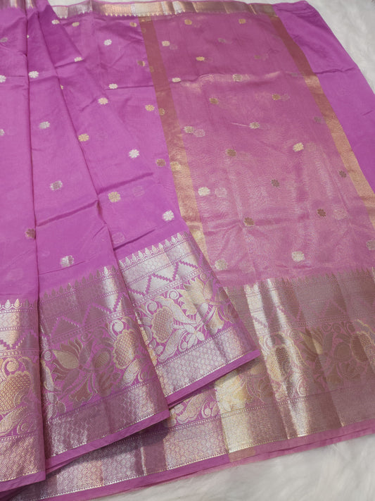 Raw mango banarasi saree