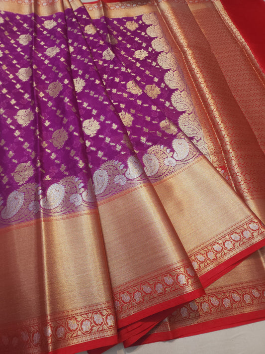 Banaras warm silk saree