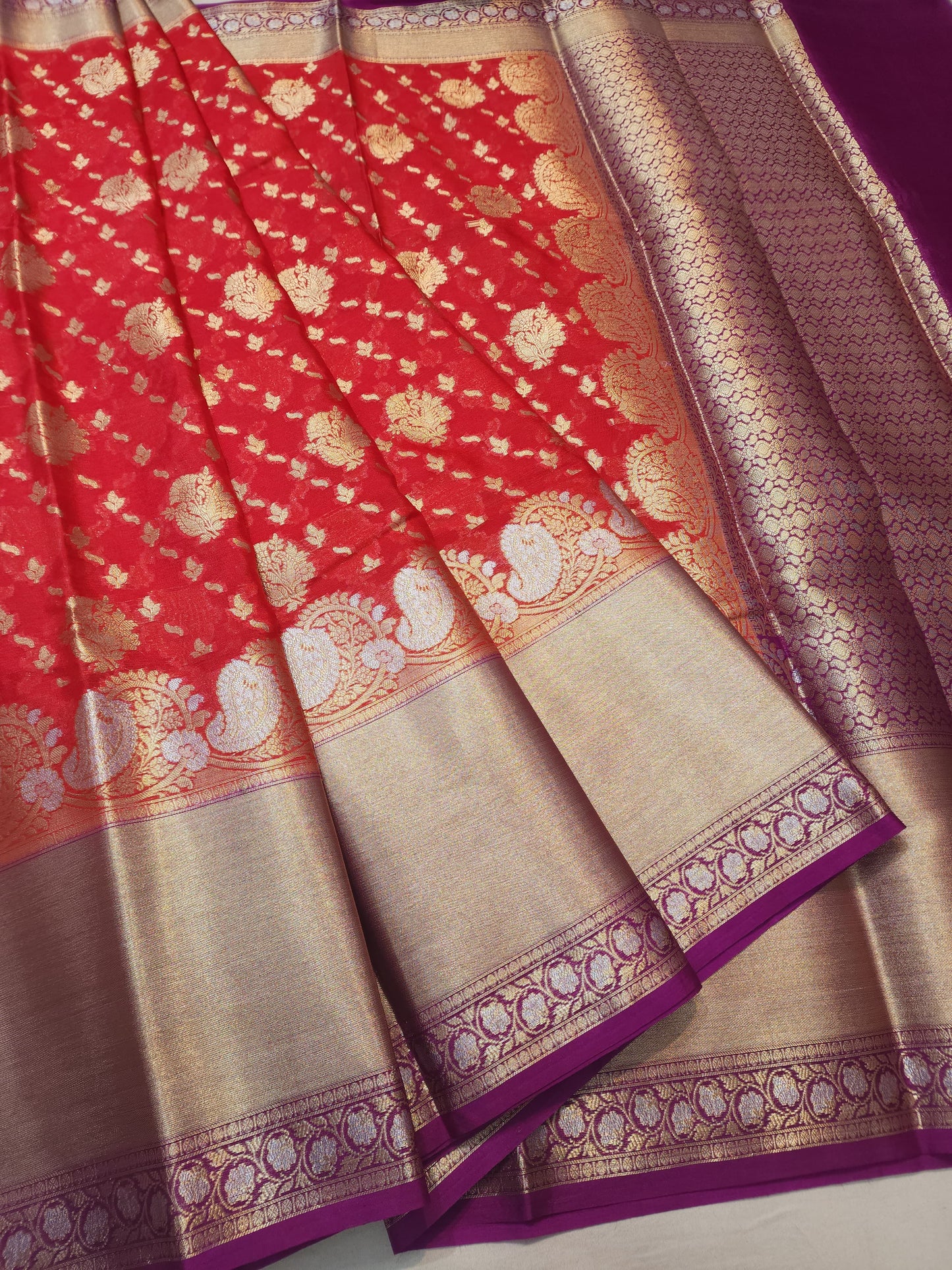 Banaras warm silk saree