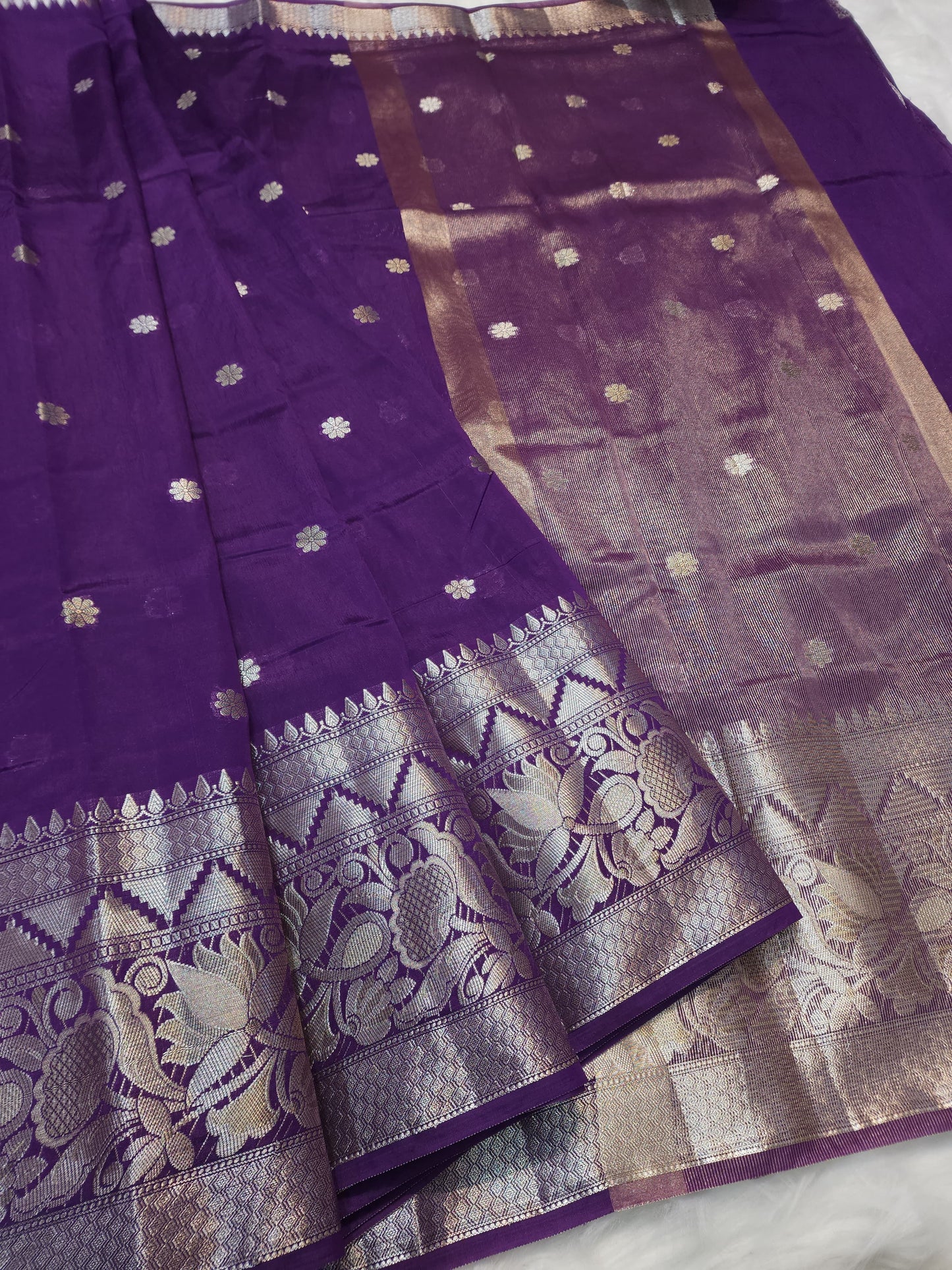 Raw mango banarasi saree