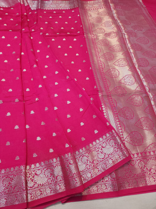 Raw mango banarasi saree