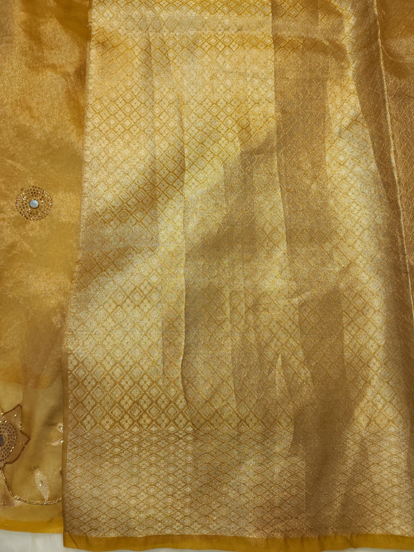 Tissue handwork Banarasi silk saree