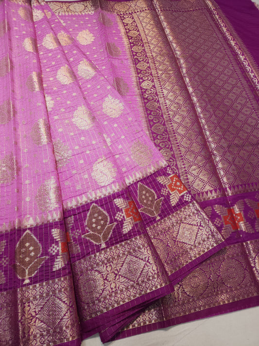 Semi chiniya silk saree