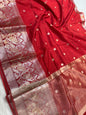 Raw mango banarasi saree