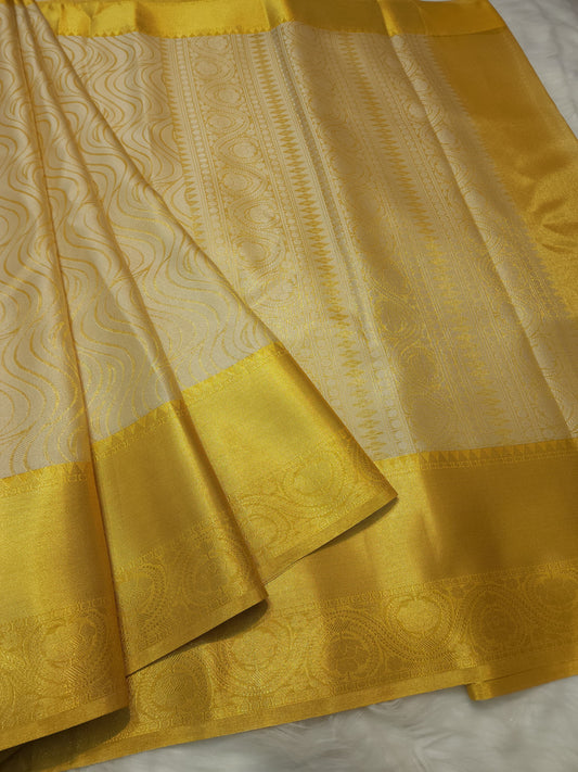 Tissue brocade silk saree