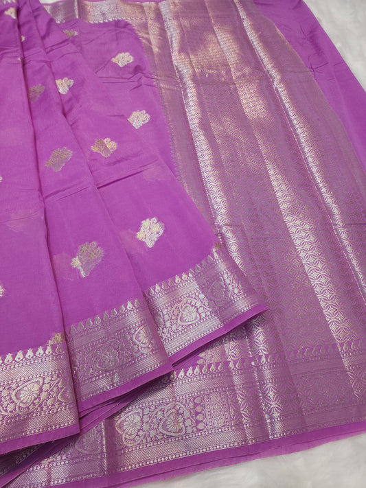 Raw mango banarasi saree