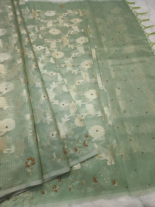 Tissue Kota Banarasi Sarees