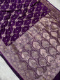 Bridal  Mashru ari & stone Silk Banarasi Saree