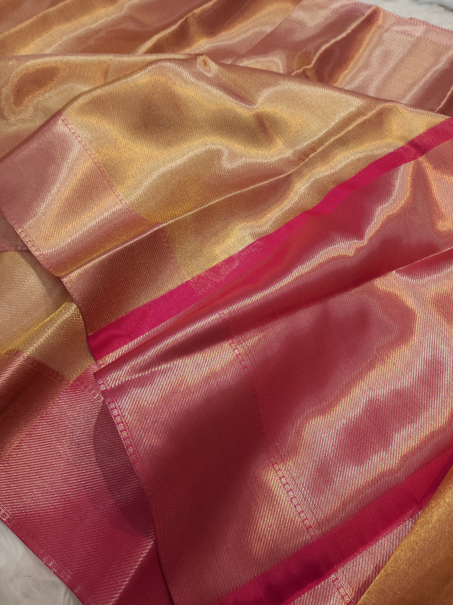 Jyothika Ma'am inspired kanjeevaram tissue silk brocade weave saree